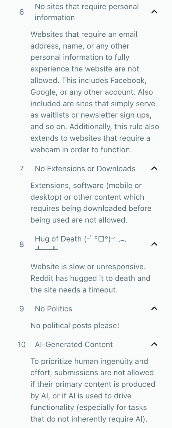 r/InternetIsBeautiful 规则截图 3